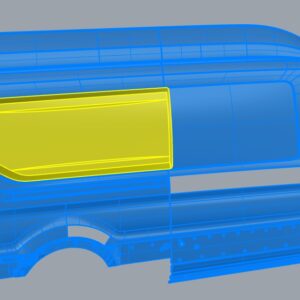 Desna Levastranska poširitev (side pods ) za Ford Transit 2014-